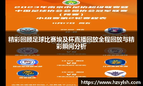 精彩回顾足球比赛埃及杯直播回放全程回放与精彩瞬间分析